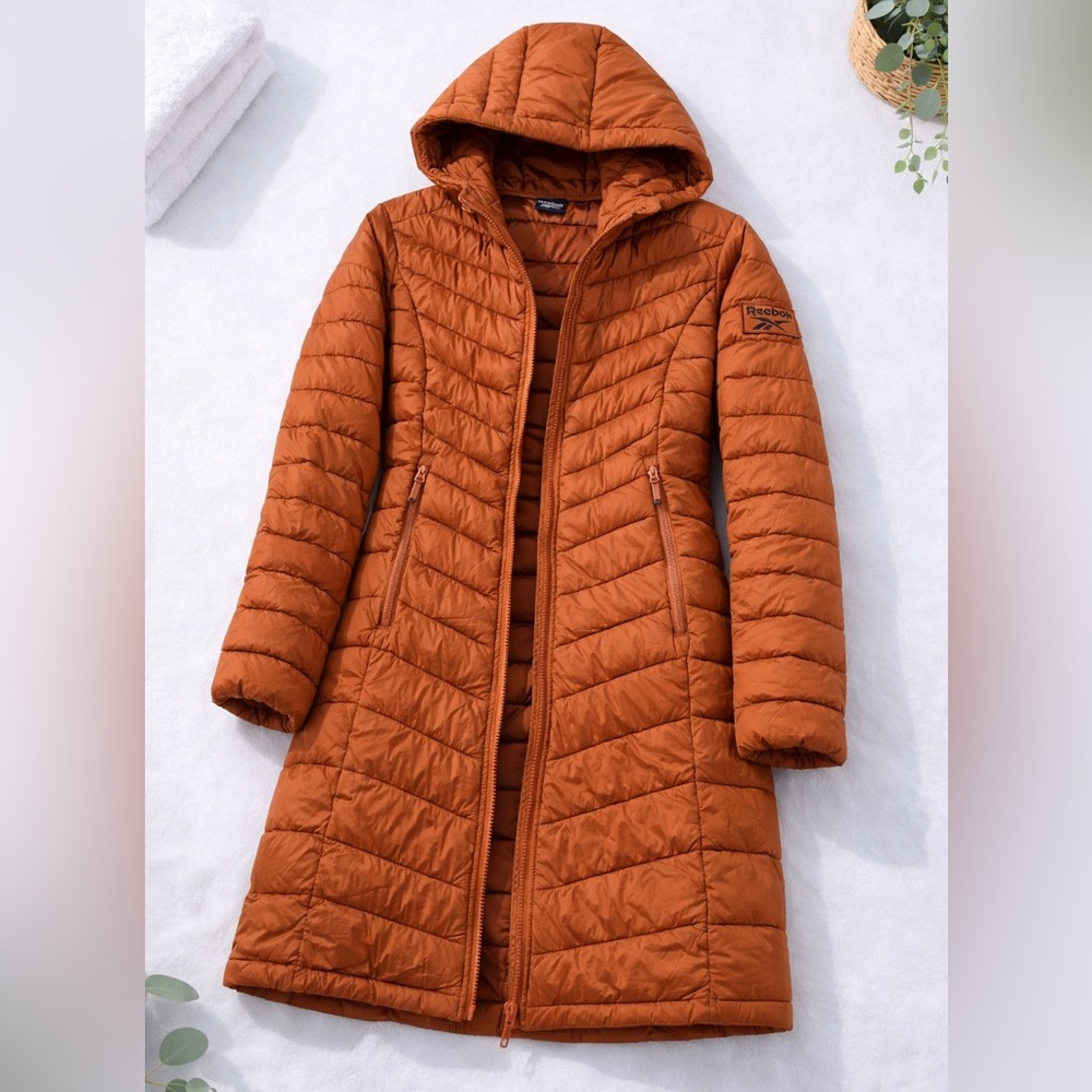 Reebok Women's Quilted Jacket - Brown Small